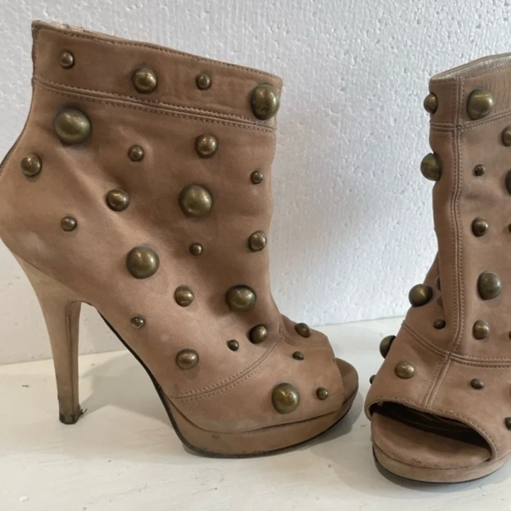 Stuart Weisman ankle heel booties